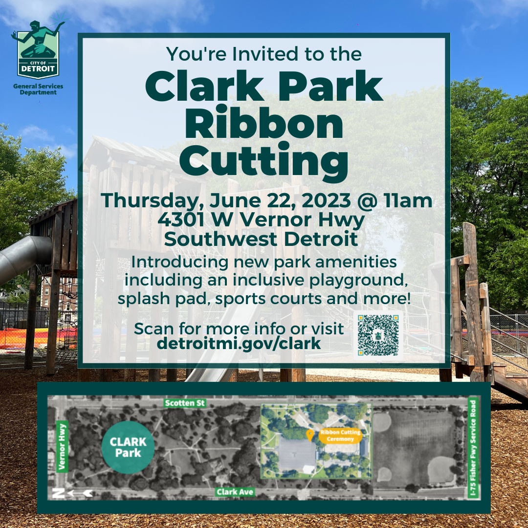 Clark Park Ribbon Cutting Ceremony Clark Park / Clark Park Coalition